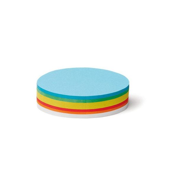 250 Oval Pin-It Cards, assorted colours