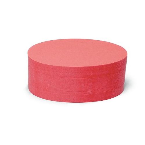 500 Oval Pin-It Cards, red
