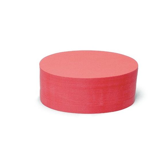 500 Oval Pin-It Cards, red