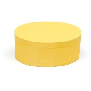 500 Oval Pin-It Cards, yellow