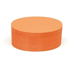 500 Oval Pin-It Cards, orange