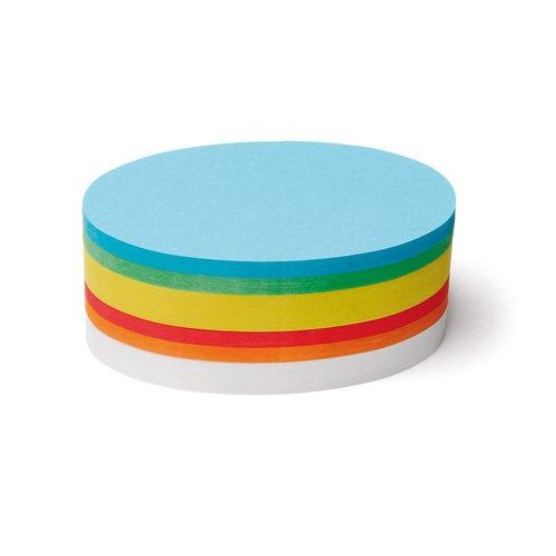Ovális szúrható Pin-It moderációs kártya - 11 x 19 cm, 500 db, vegyes szín