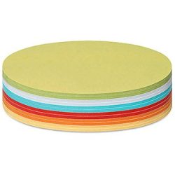300 Oval Stick-It Cards, assorted colours