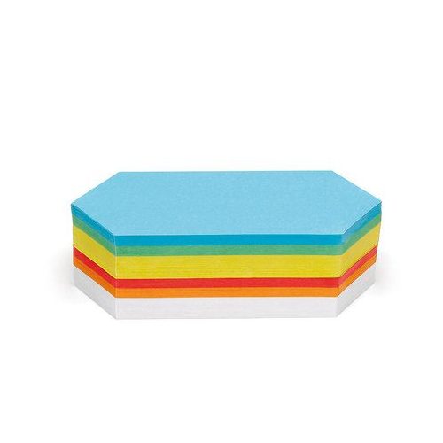 250 Rhombus Pin-It Cards, assorted colours