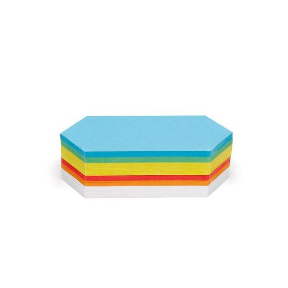 250 Rhombus Pin-It Cards, assorted colours