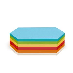300 Rhombus Stick-It Cards, assorted colours