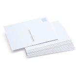 Képeslap szett, fehér