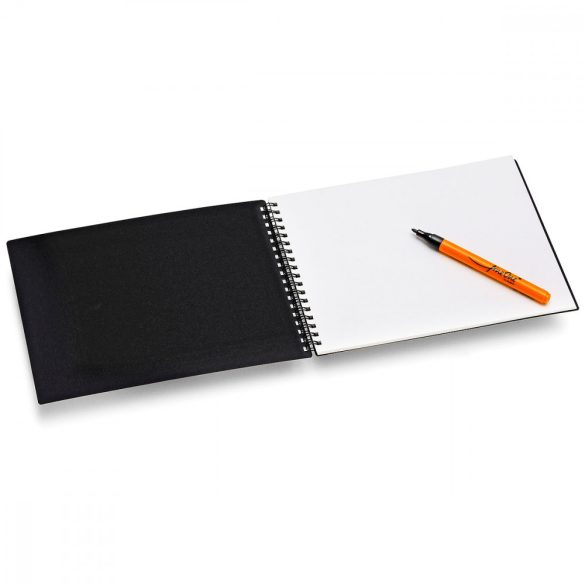mySketchbook vázlatfüzet, fekete színű 