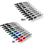 Neuland No.One® Whiteboard, 10db-os készlet, fekete vágott hegyű 