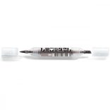 Neuland TwinOne®, vágott és ecsethegyű moderációs marker, szürke 80410101