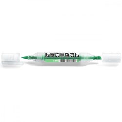   Neuland TwinOne®, vágott és ecsethegyű moderációs marker,  pasztell zöld  80410403