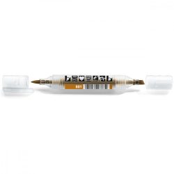   Neuland TwinOne®, vágott és ecsethegyű moderációs marker, aranyokker  80410801
