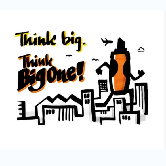 Neuland BigOne® Outliner filctoll, vágott hegyű 6-12 mm kihúzó filc, 10 db/szett