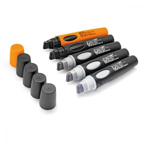 Neuland BigOne®, wedge nib 6-12 mm, 5/color sets - No. 10 From grey to black - 80422195