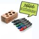 Neuland BigOne®, wedge nib 6-12 mm, 5/sets