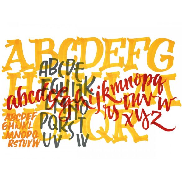 Neuland BigOne® Art filctoll, ecsethegyű, 2-15 mm, 80430401, világoszöld