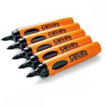 Neuland BigOne® Art Outliner   kontúr filctoll szett - 5 db/szett, ecsethegyű, 2-15 mm, fekete elkenődésálló tintával