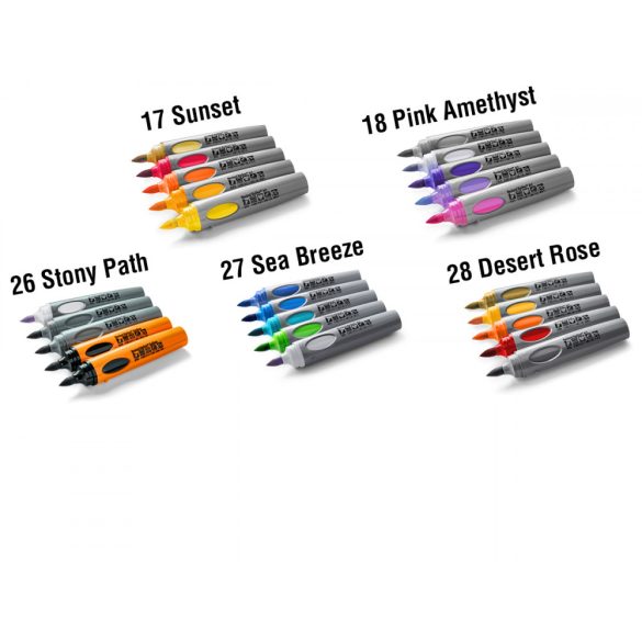 Neuland BigOne®, Art filctoll, ecsethegy, 2-15 mm, 5db/szett, No.18 Pink Amethyst, 80432993