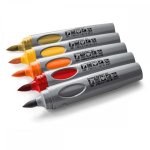 Neuland BigOne®Art, brush nib 2-15 mm, 5/color sets