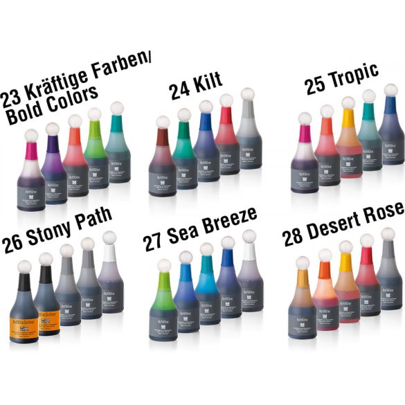 Neuland Ink RefillOne, water-based, 5/color sets