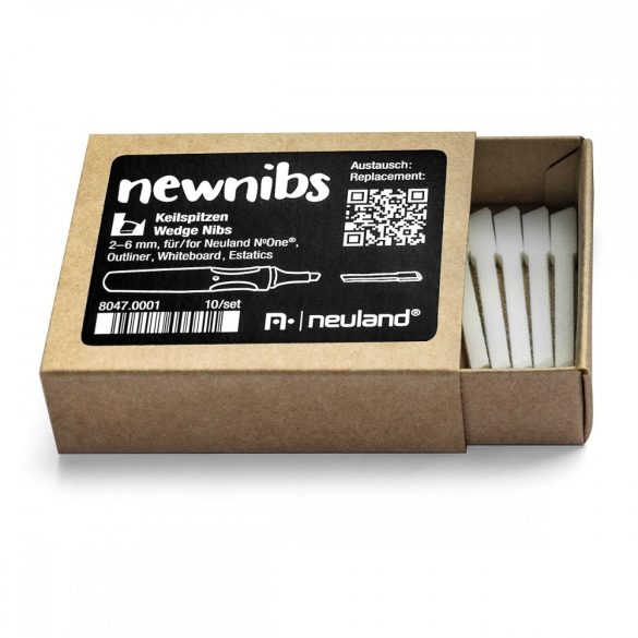 Neuland No.One® - Replacement Wedge Nibs, 2-6 mm 