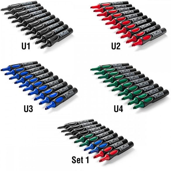 Neuland No.One®, wedge nib, 10-Set Red