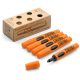 Neuland No.One® Outliner   kontúr filctoll szett - 5 db/szett, vágott hegyű, 2-6 mm, fekete elkenődésálló tintával