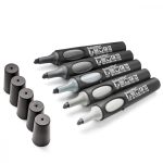 Neuland NoOne®    filctoll szett - 5 db/szett, vágott hegyű, 2-6 mm - Set No. 7 Tones of Grey a szürke árnyalatai