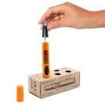 Neuland No.One® Outliner   kontúr filctoll szett - 6 db/szett, vágott-, kerek- és ecsethegyű, fekete elkenődésálló tintával