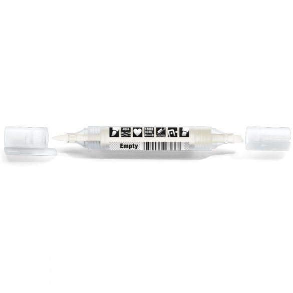 Neuland TwinOne®, vágott és ecsethegyű moderációs  marker, üres  80540000