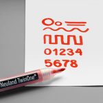 Cserélhető kerek hegy Neuland TwinOne® filctollakhoz - 10-es szett