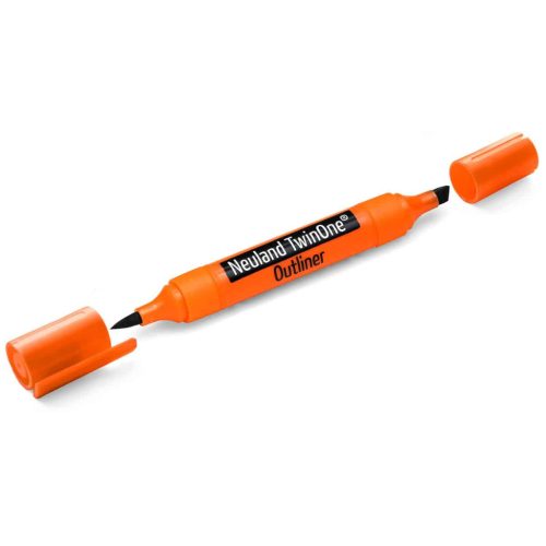 Neuland TwinOne® Outliner, chisel- and brush nib 