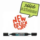 Neuland TwinOne®, vágott és ecsethegyű moderációs marker, óceán 80540305