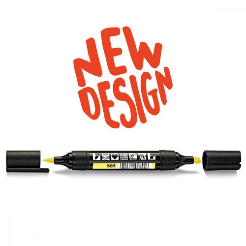 Neuland TwinOne®, chisel- and brush nib, single colors 