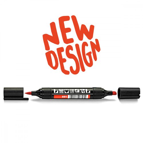 Neuland TwinOne®, chisel- and brush nib, single colors 