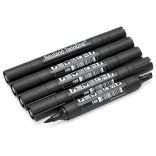 Neuland TwinOne®, vágott- és ecsethegyű, 5 db/szett - Fekete