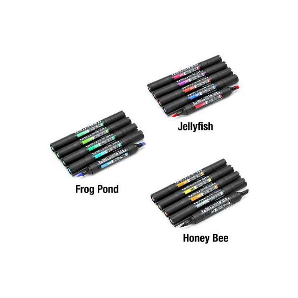 Neuland TwinOne®, vágott- és ecsethegyű, 5 db/szett - Frog Pond