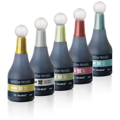 Refill Ink RefillOne Metallic M70 Mix, 5/set, water-based 