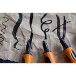 Neuland No.One® ArtMarker Outliner, ecsethegyű kontúr filctoll - 0.5-7 mm, táblaíró, fekete elkenődésálló tintával
