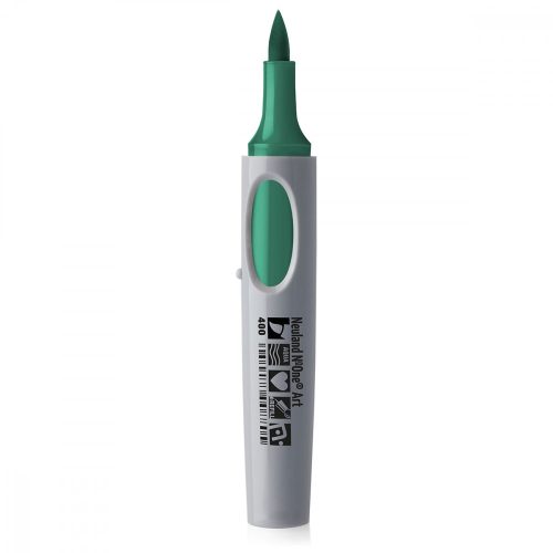 Neuland NoOne® ArtMarker ecsethegyű, 0.5-7 mm,   filctoll - zöld 400