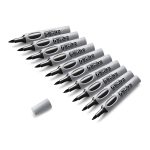 Neuland NoOne® ArtMarker ecsethegyű 0.5-7 mm,   filctoll készlet - 10 db/készlet, fekete 100