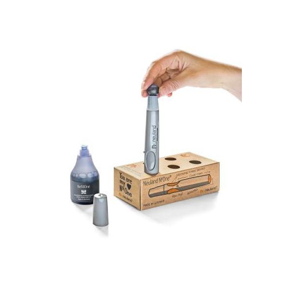 Neuland No.One® Art, ecsethegyű filctoll 0,5-7 mm, 10 db/készlet - pasztell kék