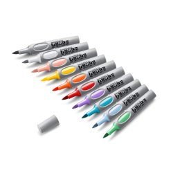   Neuland No.One® Art, brush nib 0,5-7 mm, 5/color sets -  Pink Amethyst