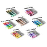 Neuland No.One® Art, brush nib 0,5-7 mm, 5/color sets - Tones of Grey