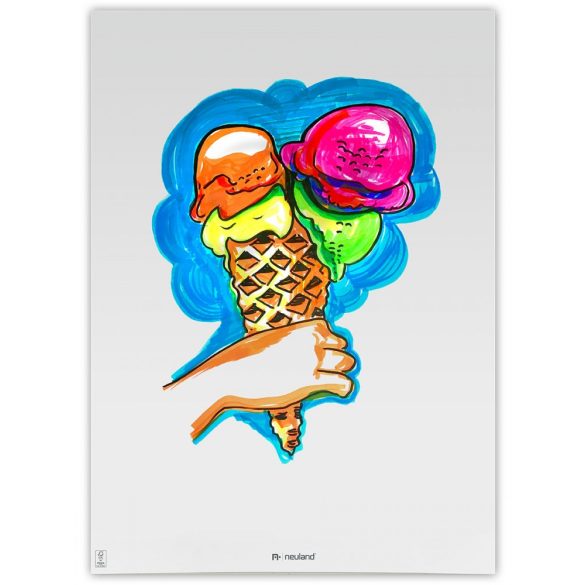 Neuland No.One® Art, brush nib 0,5-7 mm, 5/color sets - Ice in the Sunshine