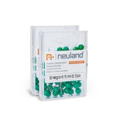 Gombostű 6 mm 100 db zöld