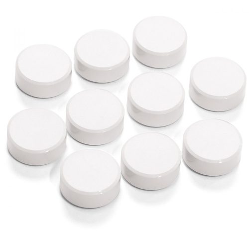 Szuper Mágnes Ø 34 mm, fehér, 10 db / szett