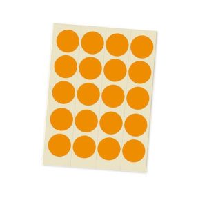 Marking Dots - sheets, orange