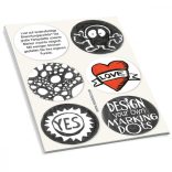 Jelölőpont lapok fehér 39 mm