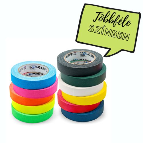 FloorTape, Facilitape® szövet facilitációs szalag, 22.86m x 24mm, fekete színben